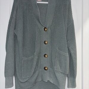 Cozy V-Neck Button-Up Cardigan